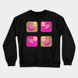 The Pink Palace - Coffee Lovers - La! Jill Mug Crewneck Sweatshirt